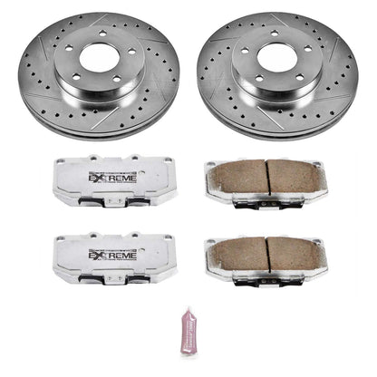 PowerStop Front Z26 Street Warrior Brake Kit | Nissan 300ZX (89-90) (K2973-26)