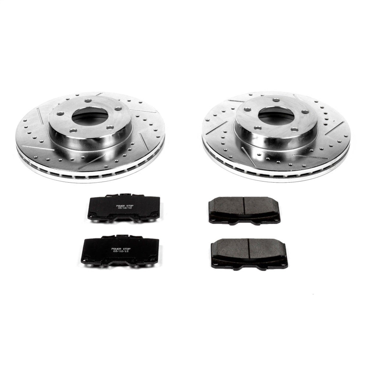 PowerStop Z23 Evolution Sport Front Brake Kit | Nissan 300ZX (89-90) (K2973)