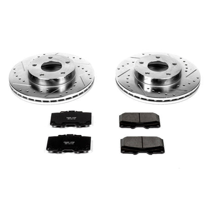 PowerStop Z23 Evolution Sport Front Brake Kit | Nissan 300ZX (89-90) (K2973)