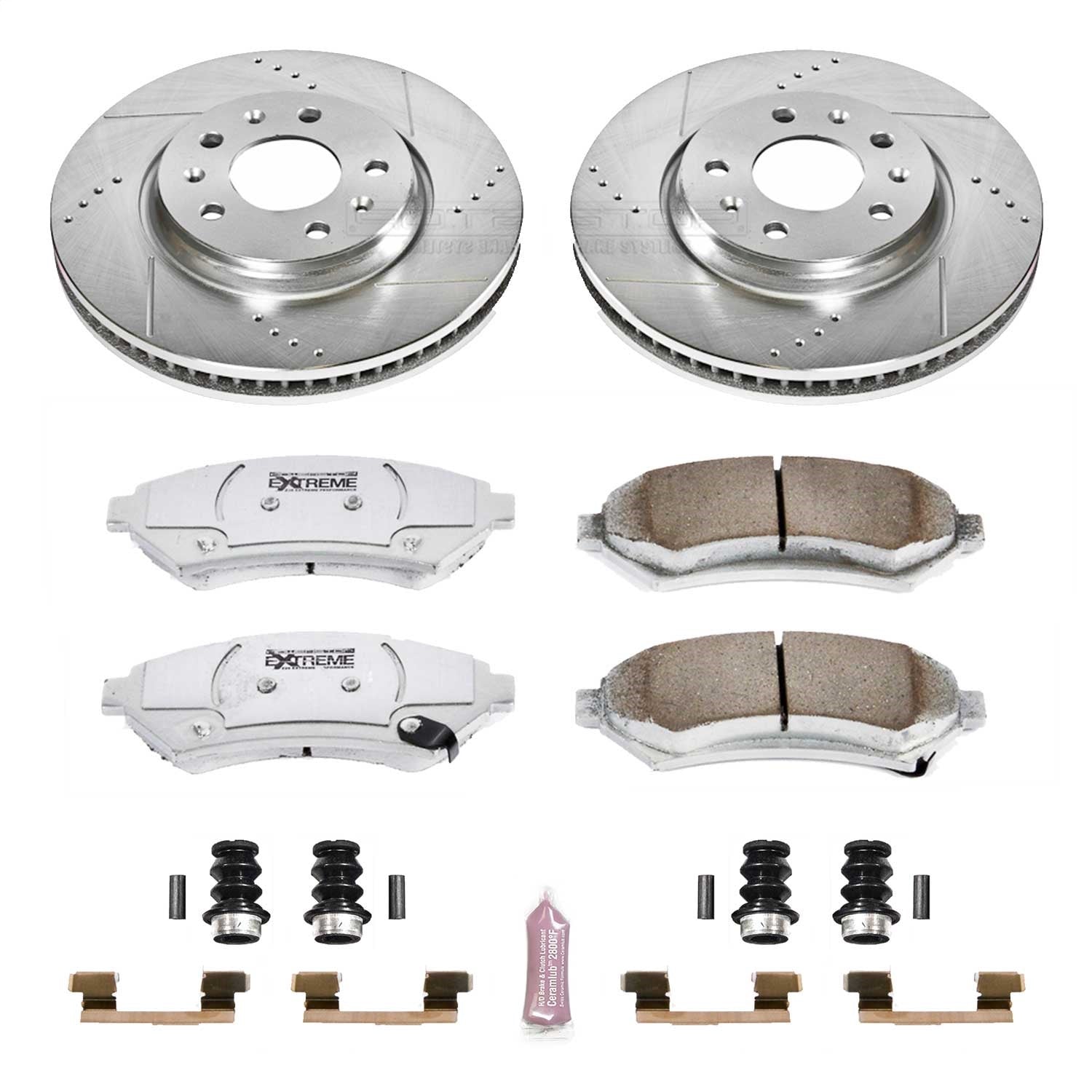 PowerStop Front Z26 Street Warrior Brake Kit | Cadillac Seville (04) (K2975-26)