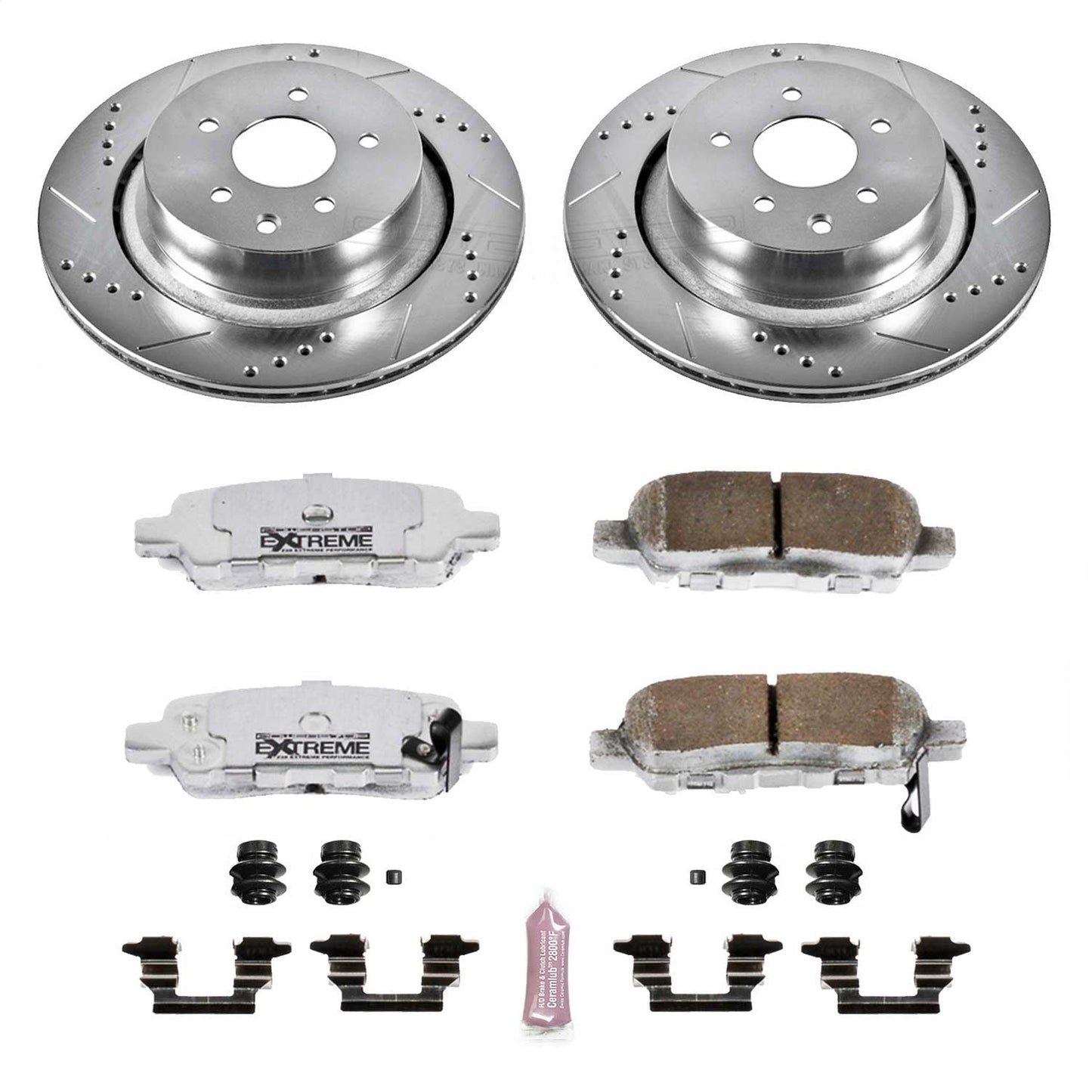 PowerStop Rear Z26 Street Warrior Brake Kit | Infiniti G35 (07-08) (K2986-26)
