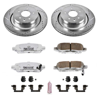 PowerStop Rear Z26 Street Warrior Brake Kit | Infiniti G35 (07-08) (K2986-26)