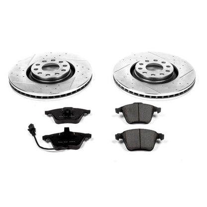 PowerStop Z23 Evolution Sport Front Brake Kit | Audi A4 (05-09) (K2990)