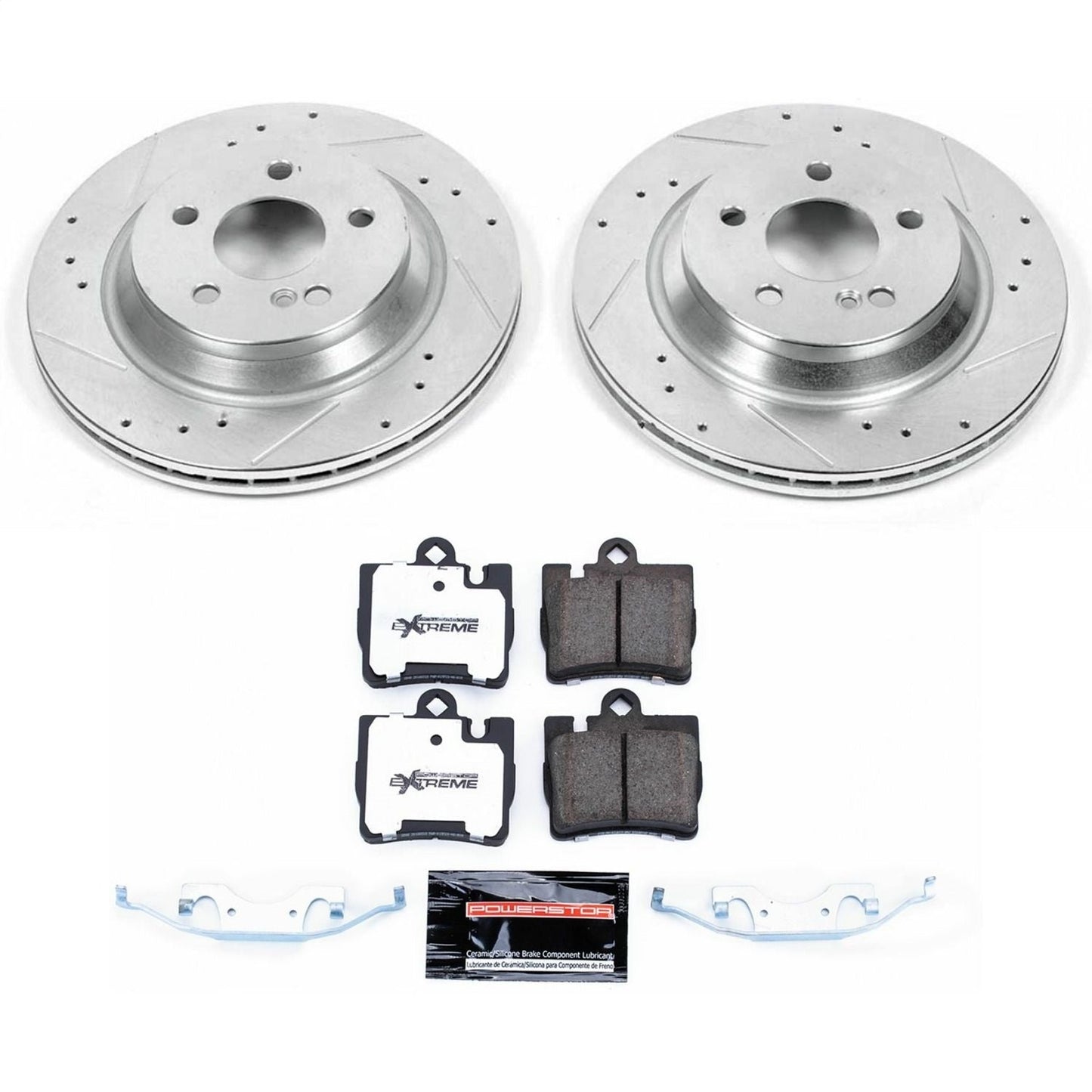 PowerStop Rear Z26 Street Warrior Brake Kit | Mercedes-Benz S430 (00-02) (K2997-26)