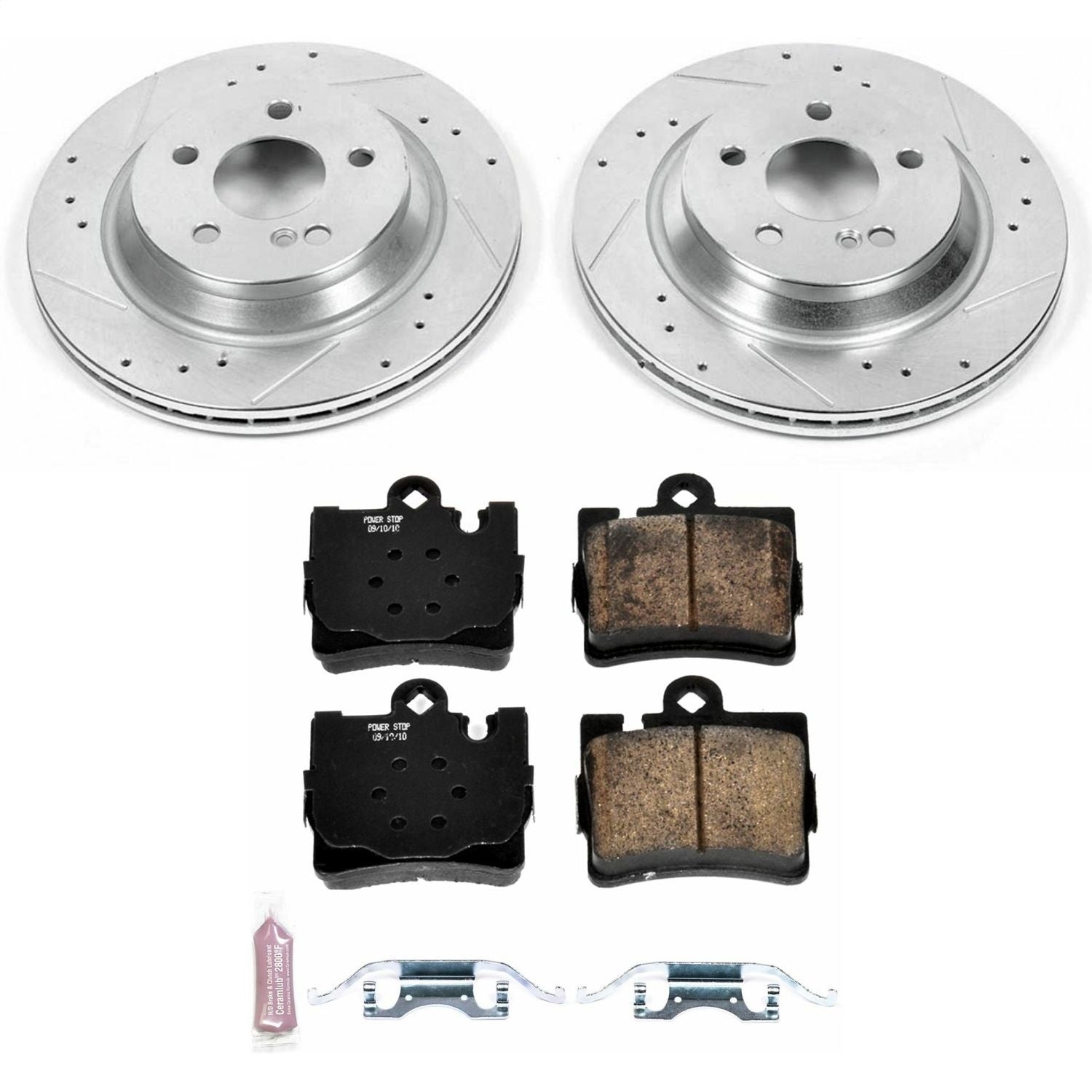 PowerStop Rear Z23 Evolution Sport Brake Kit | Mercedes-Benz S430 (00-02) (K2997)