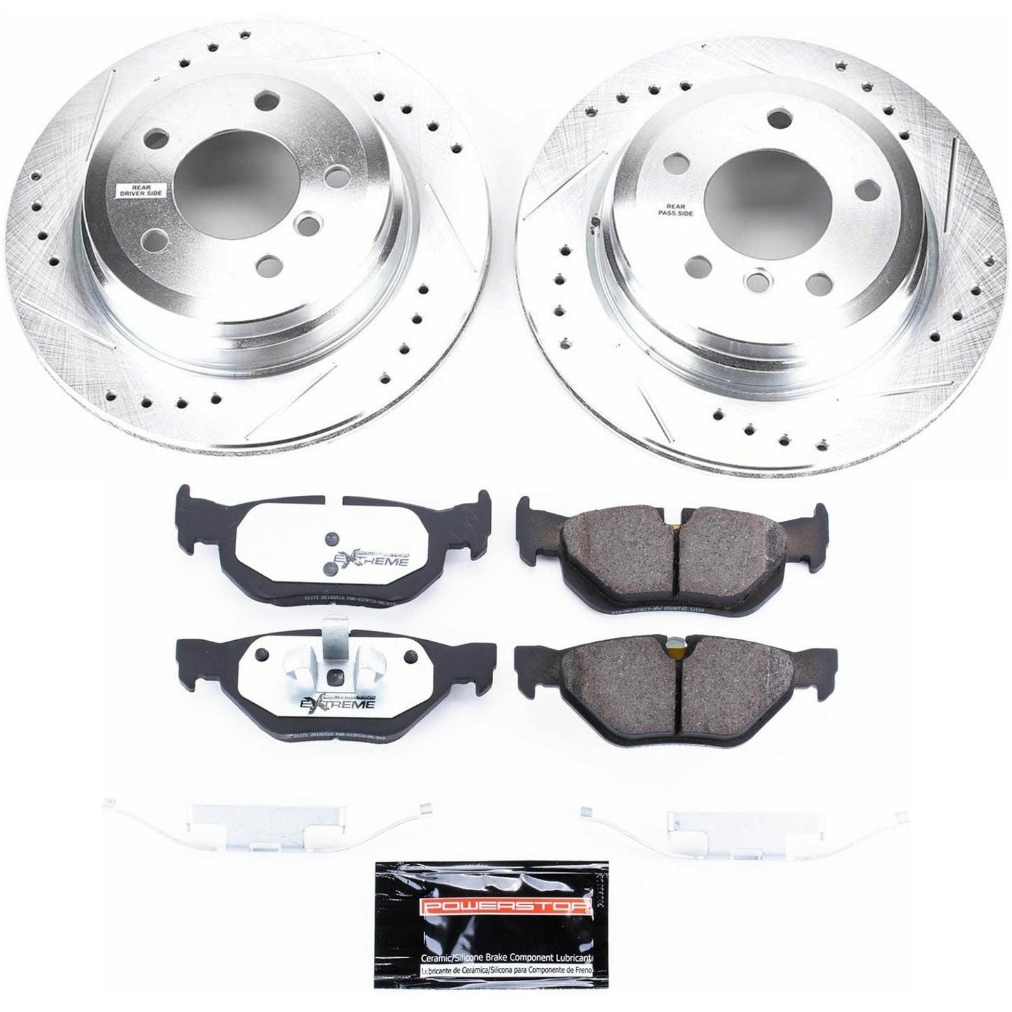 PowerStop Rear Z26 Street Warrior Brake Kit | BMW 325xi (2006) (K3001-26)
