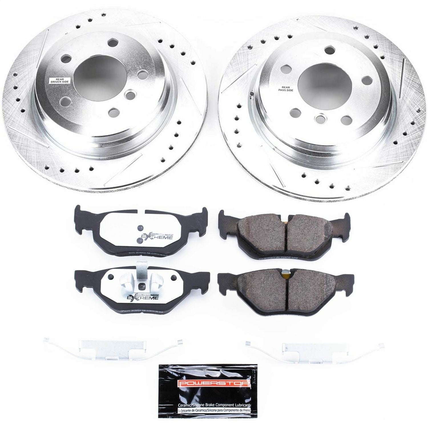 PowerStop Rear Z26 Street Warrior Brake Kit | BMW 325xi (2006) (K3001-26)