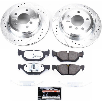 PowerStop Rear Z26 Street Warrior Brake Kit | BMW 325xi (2006) (K3001-26)