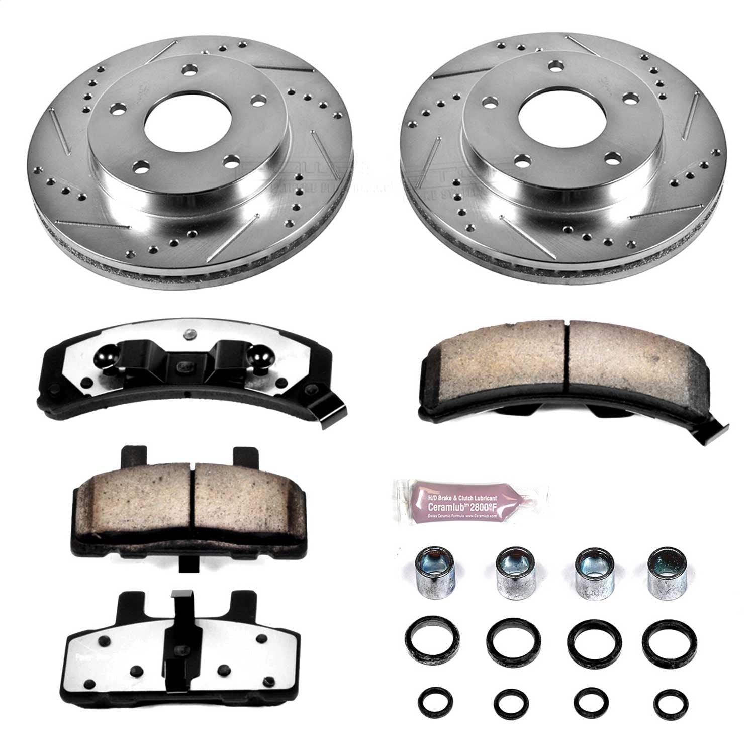PowerStop Z36 Truck & Tow Front or Rear Brake Kit | Buick Riviera (79-85) (K3003-36)