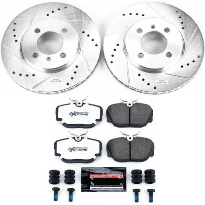 PowerStop Front Z26 Street Warrior Brake Kit | BMW 318i (91-92) (K3008-26)