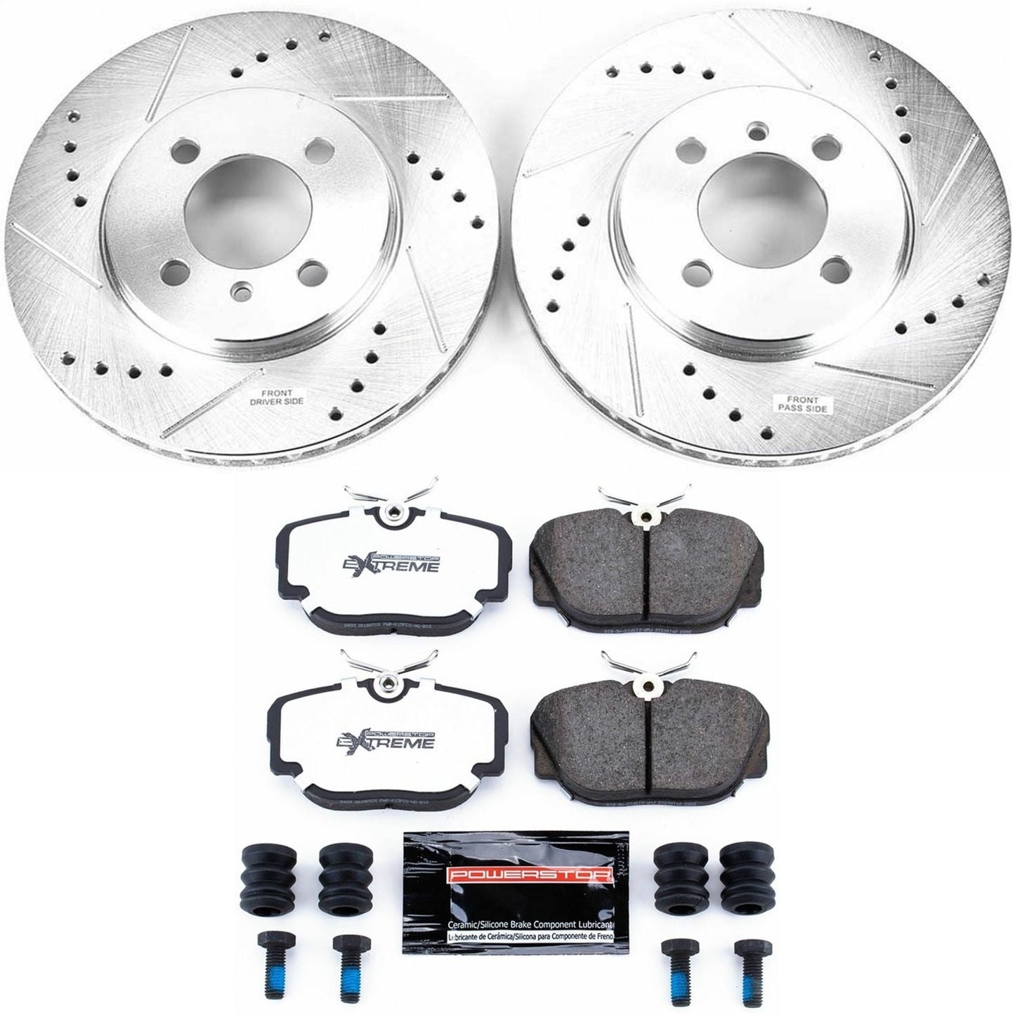 PowerStop Front Z36 Truck & Tow Brake Kit | BMW 318i (91-92) (K3008-36)