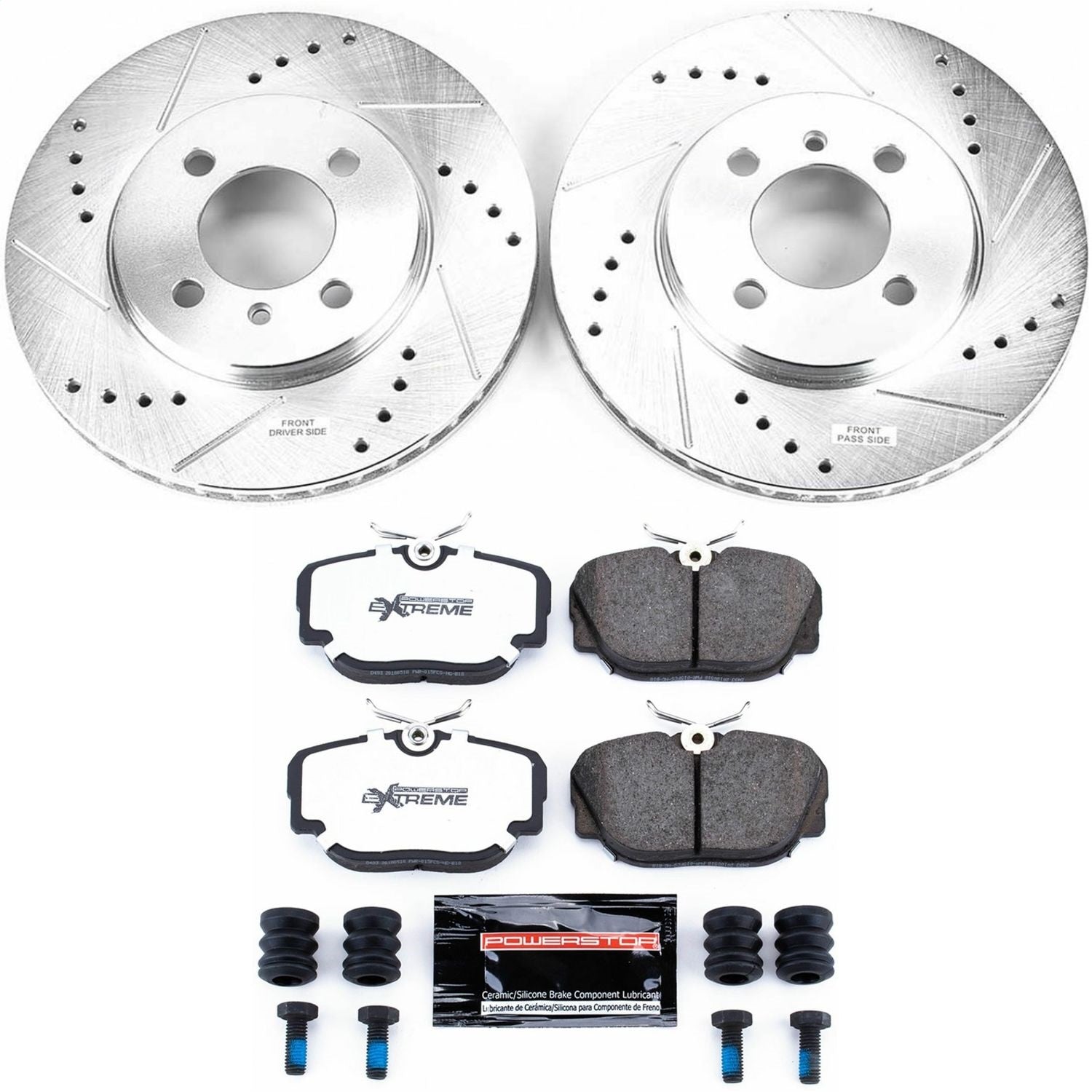 PowerStop Front Z36 Truck & Tow Brake Kit | BMW 318i (91-92) (K3008-36)