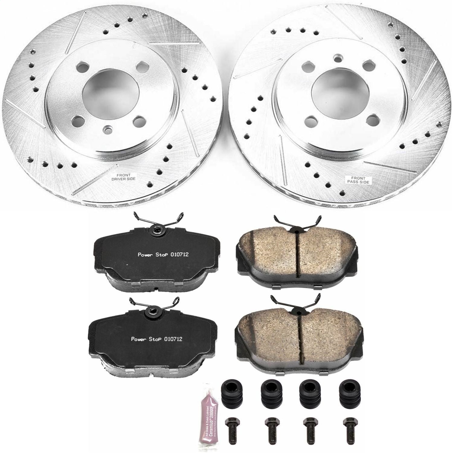 PowerStop Front Z23 Evolution Sport Brake Kit | BMW 318i (91-92) (K3008)