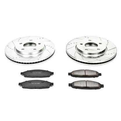 PowerStop Front Z23 Evolution Sport Brake Kit | Chrysler Pacifica (04-08) (K3009)