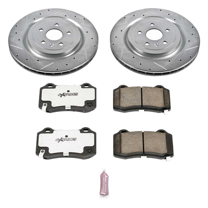 PowerStop Rear Z26 Street Warrior Brake Kit | Cadillac CTS (09-15) (K3019-26)