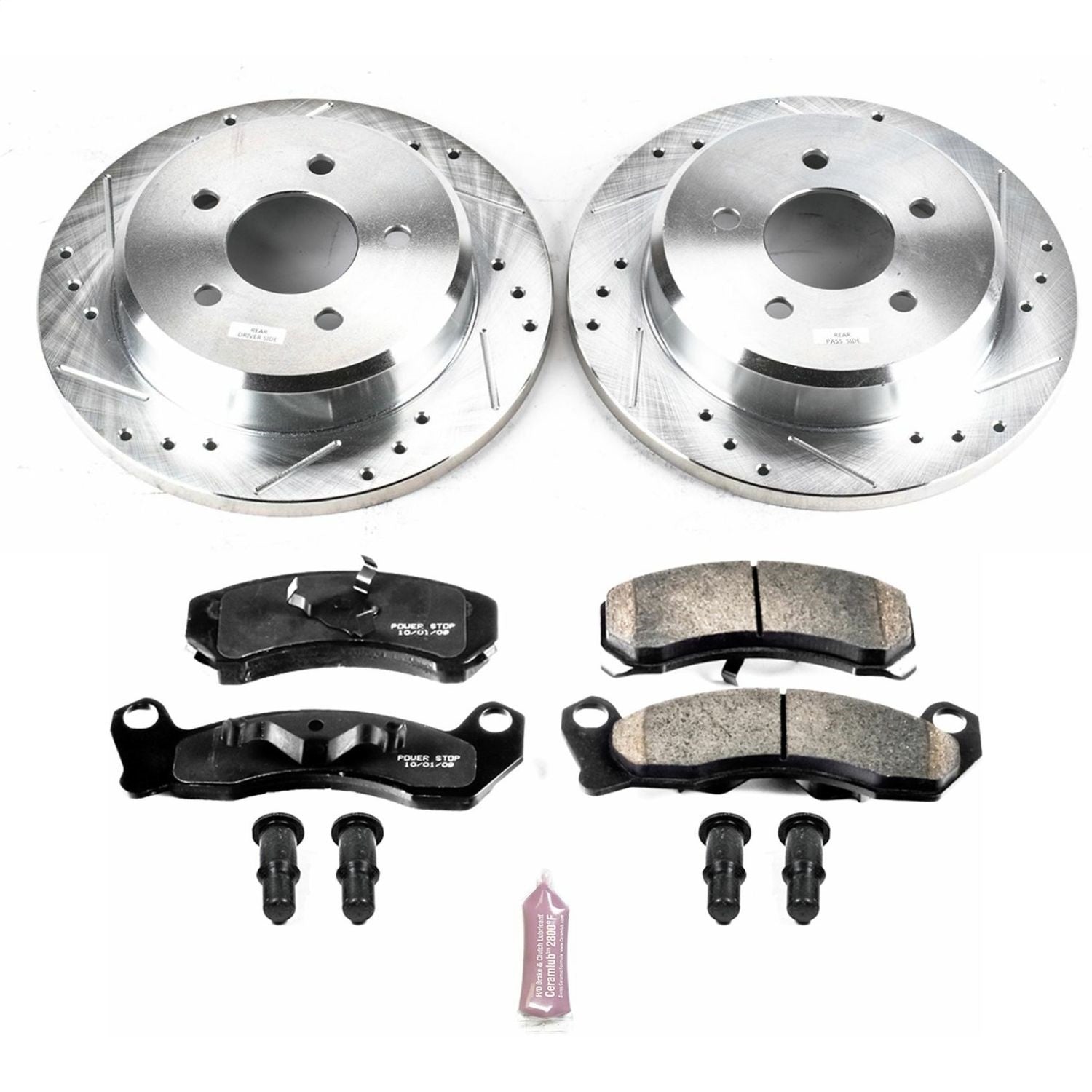 PowerStop Front Z23 Evolution Sport Brake Kit | Ford Mustang (93) (K3021)