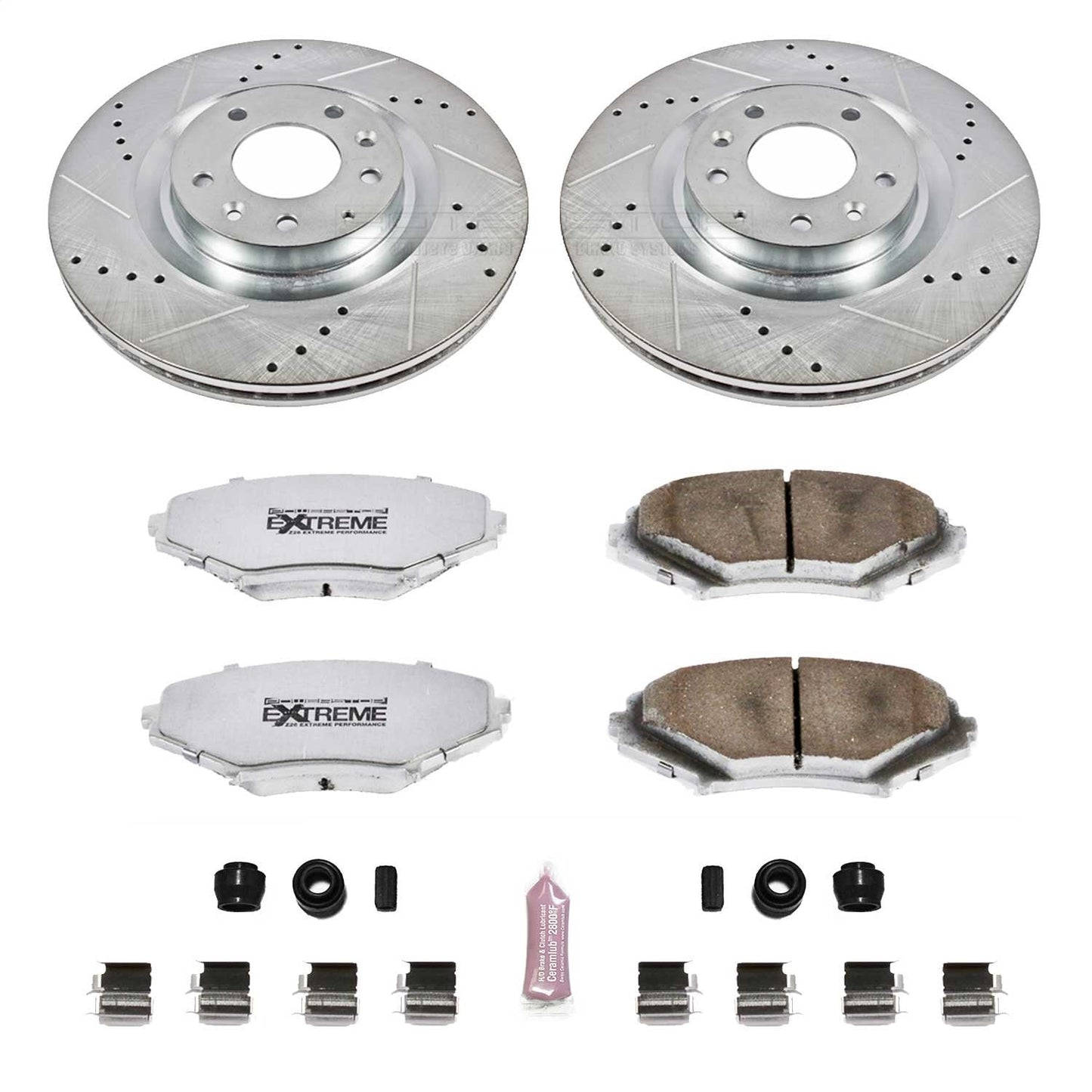 PowerStop Front Z26 Street Warrior Brake Kit | Mazda RX-8 (04-11) (K3026-26)