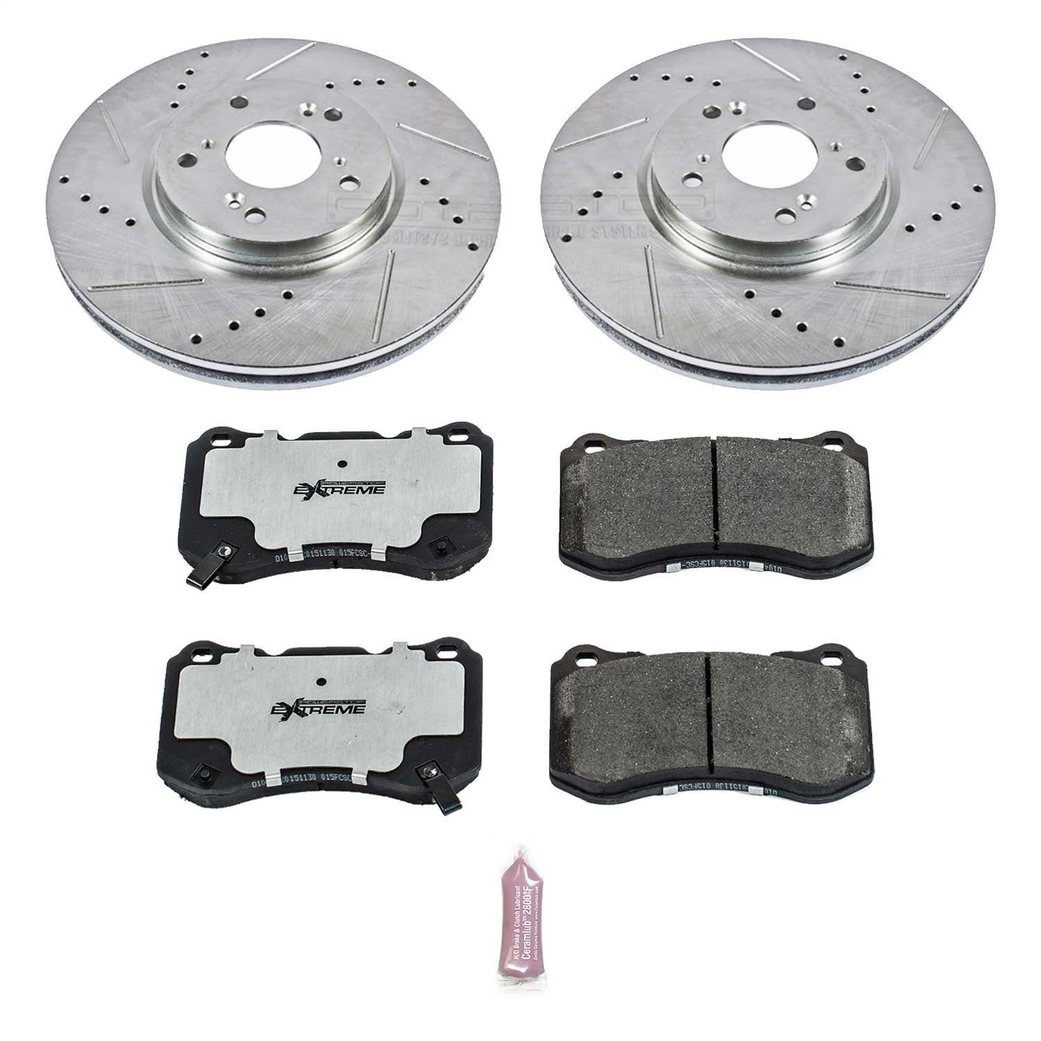 PowerStop Front Z26 Street Warrior Brake Kit | Acura TL (04-08) (K3029-26)