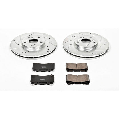 PowerStop Front Z23 Evolution Sport Brake Kit | Acura TL (04-08) (K3029)
