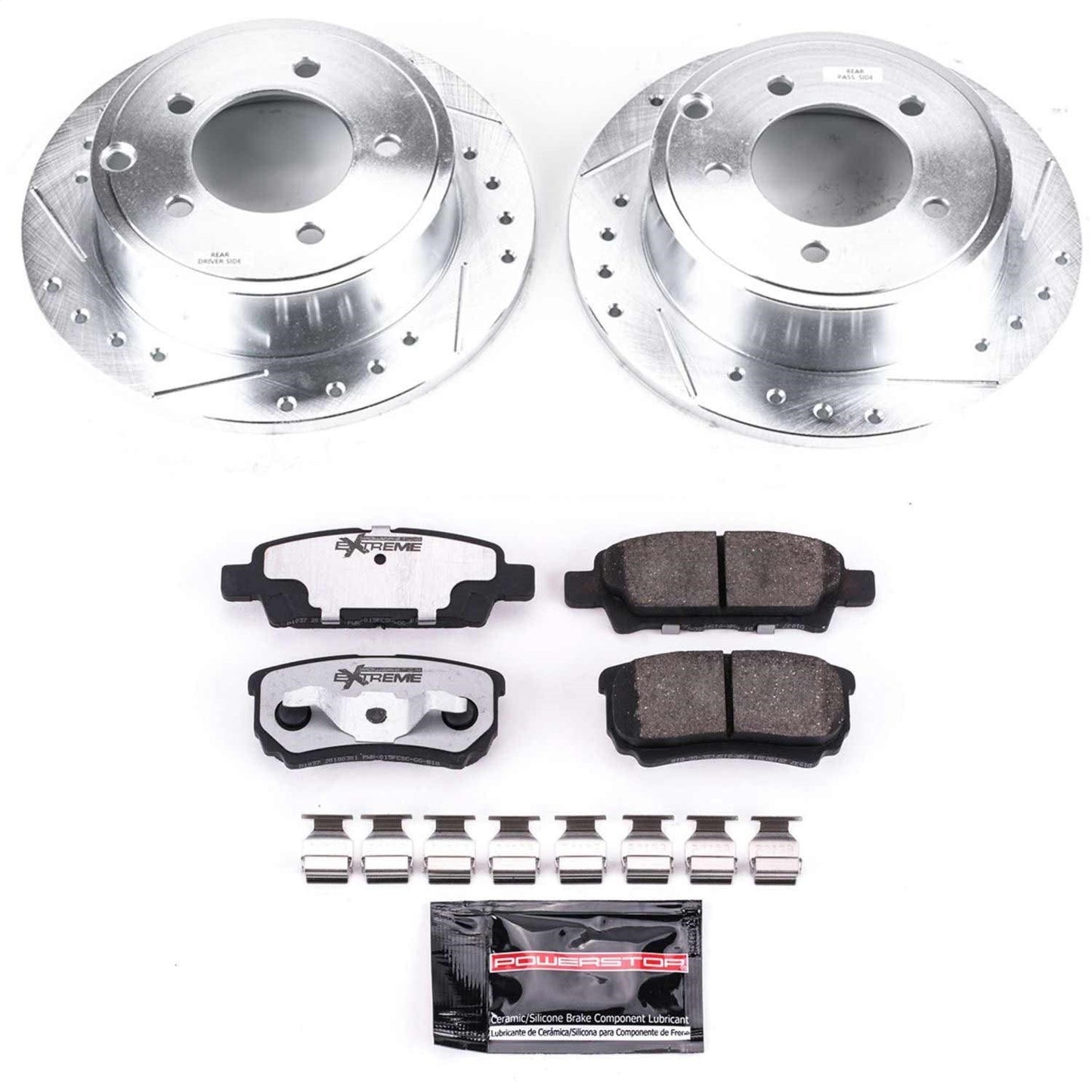 PowerStop Rear Z26 Street Warrior Brake Kit | Chrysler 200 (11-14) (K3033-26)