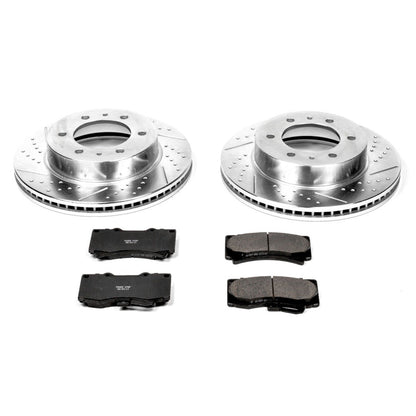 PowerStop Front Z23 Evolution Sport Brake Kit | Hummer H3 (06-10) (K3035)