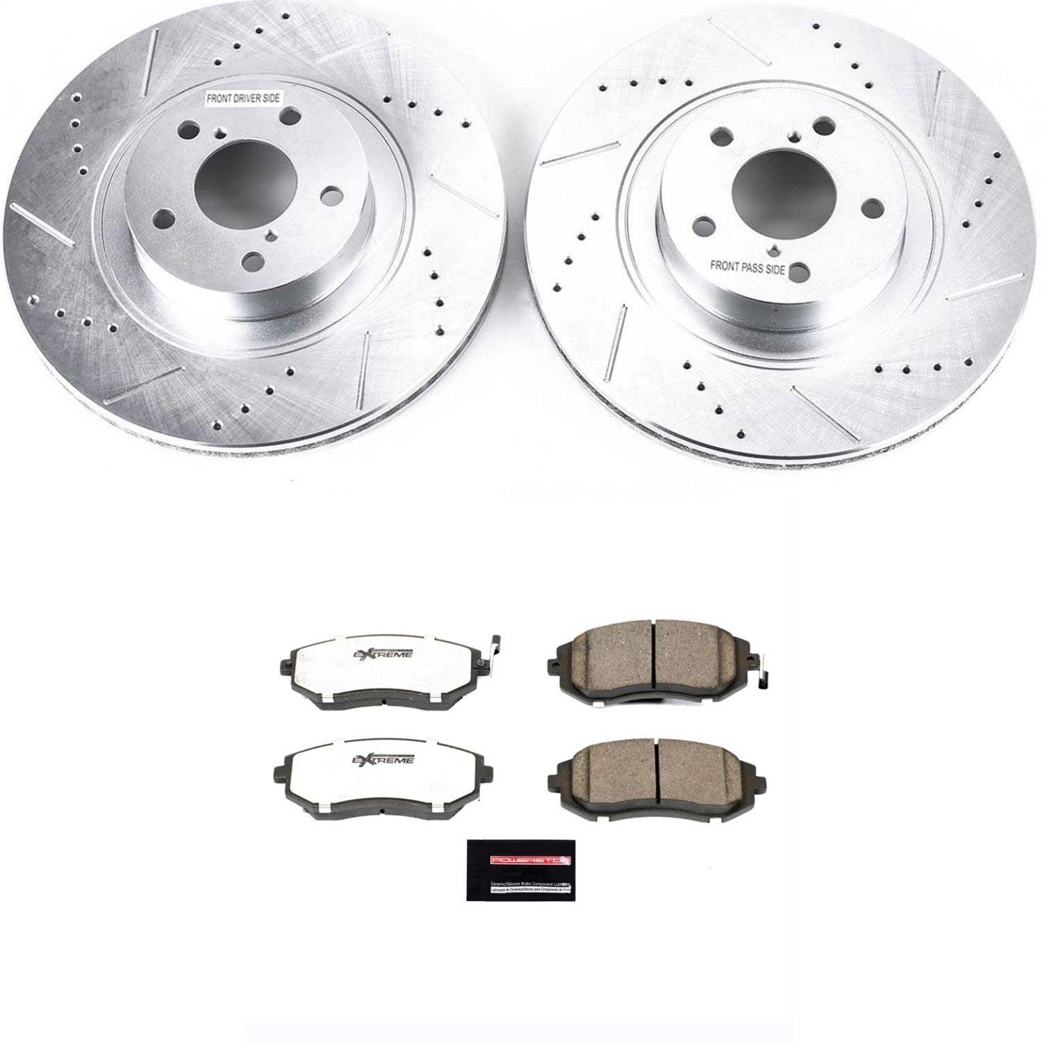 PowerStop Z26 Street Warrior Front Brake Kit | Subaru Baja (04-06) (K3038-26)