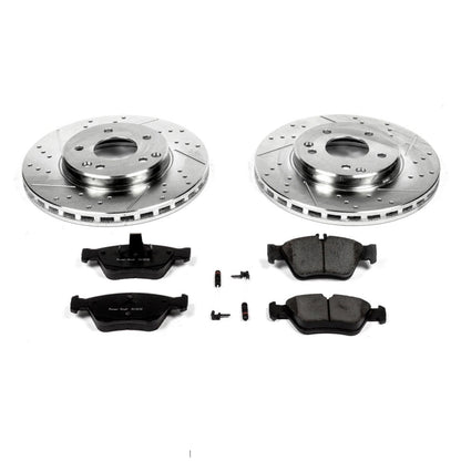 PowerStop Front Z23 Evolution Sport Brake Kit | Mercedes-Benz C230 (99-00) (K3047)
