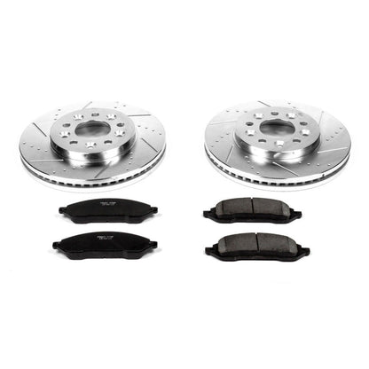 PowerStop Front Z23 Evolution Sport Brake Kit | Ford Freestar (04-07) (K3051)