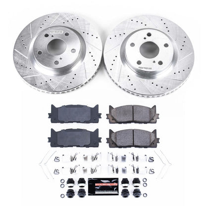 PowerStop Z23 Evolution Sport Front Brake Kit | Lexus ES300h (13-18) (K3053)