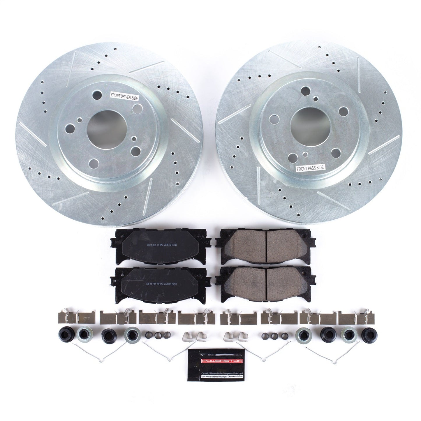 PowerStop Z23 Evolution Sport Front Brake Kit | Lexus ES300h (13-18) (K3053)