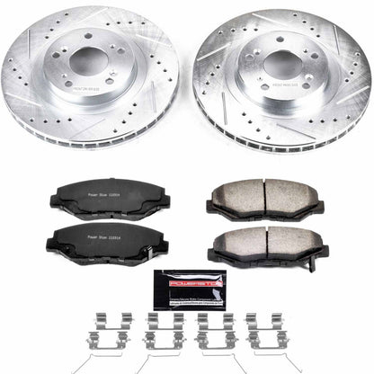 PowerStop Front Z36 Truck & Tow Brake Kit | Acura ILX (13-15) (K3055-36)