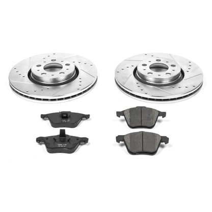 PowerStop Z23 Evolution Sport Front Brake Kit | Volvo S60 (08-09) (K3063)