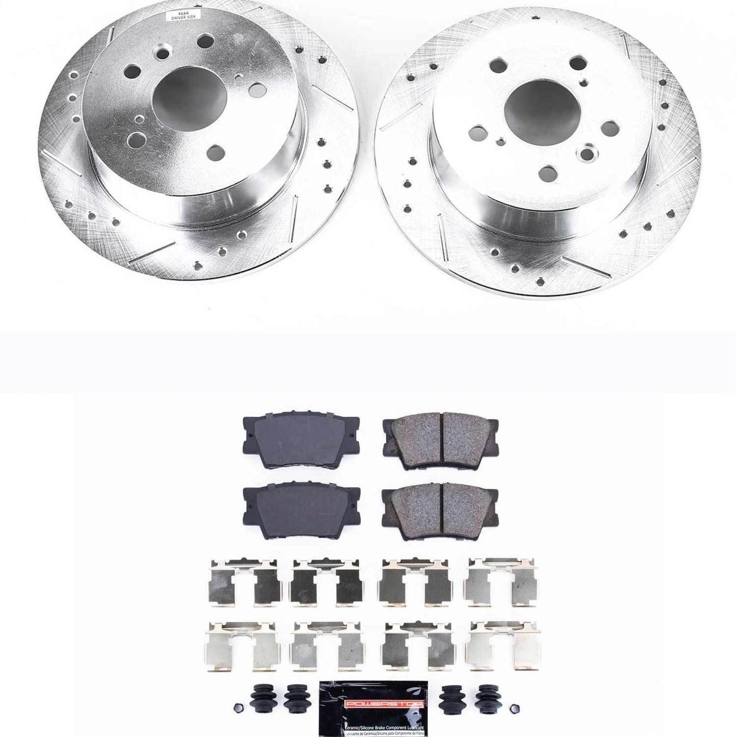 PowerStop Rear Z23 Evolution Sport Brake Kit | Lexus ES350 (07-12) (K3068)