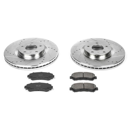 PowerStop Front Z23 Evolution Sport Brake Kit | Nissan Maxima (09-14) (K3076)