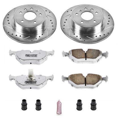 PowerStop Rear Z26 Street Warrior Brake Kit | Saab 9-5 (99-10) (K3080-26)