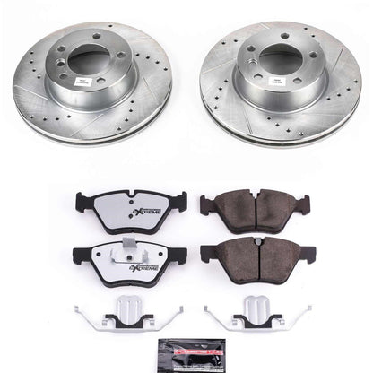 PowerStop Front Z26 Street Warrior Brake Kit | BMW 128i (08-10) (K3087-26)