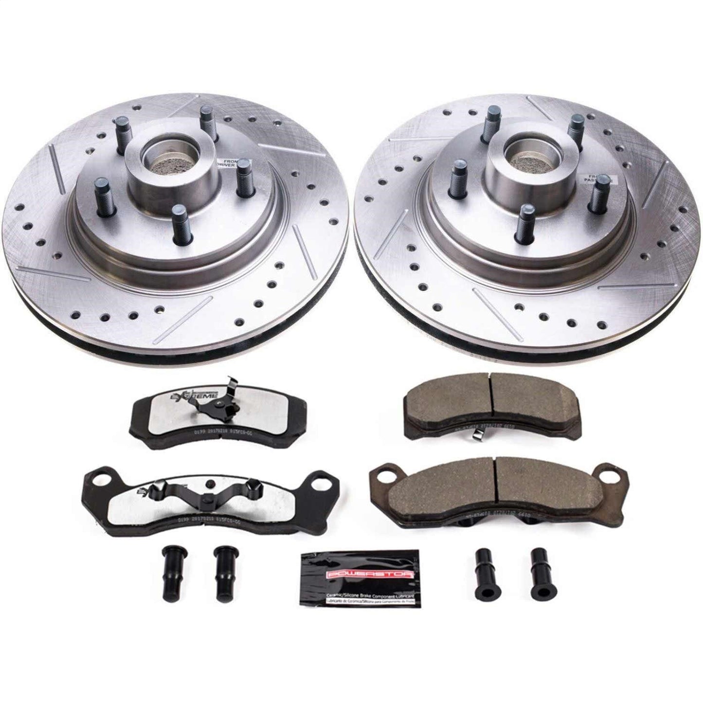 PowerStop Front Z26 Street Warrior Brake Kit | Ford Mustang (84-86) (K3089-26)