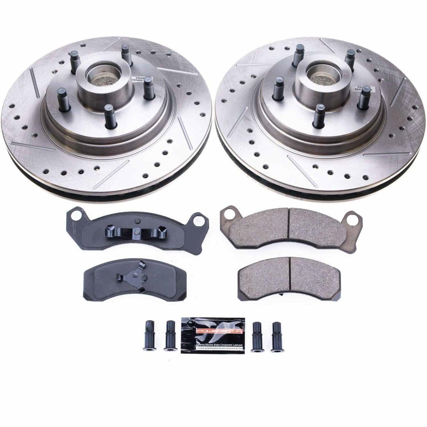 PowerStop Front Z23 Evolution Sport Brake Kit | Ford Mustang (84-86) (K3089)