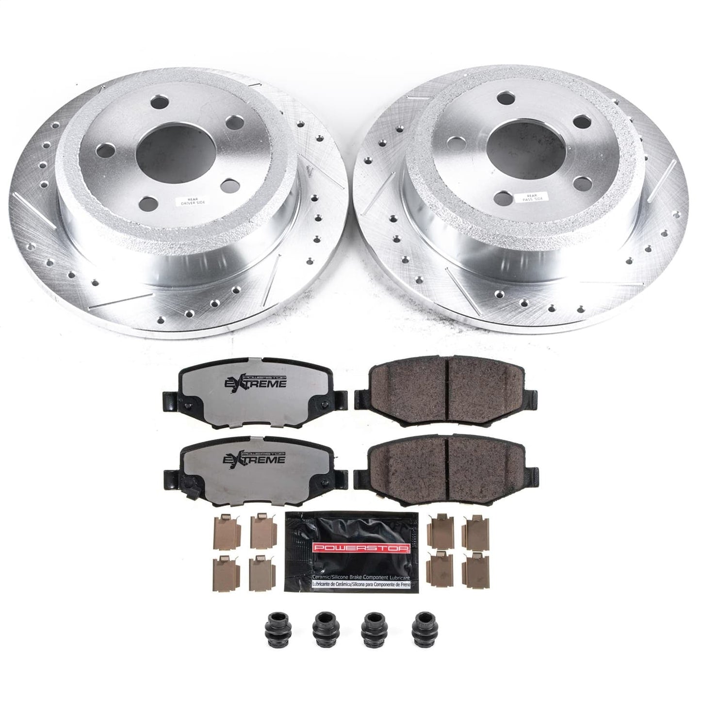 PowerStop Rear Z36 Truck & Tow Brake Kit | Jeep Wrangler (07-17) (K3090-36)