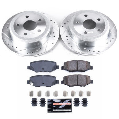 PowerStop Rear Z23 Evolution Sport Brake Kit | Jeep Wrangler (07-17) (K3090)