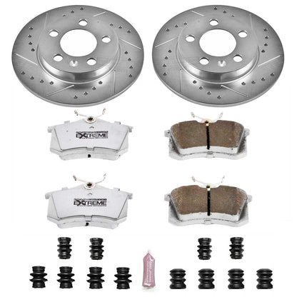 PowerStop Rear Z26 Street Warrior Brake Kit | Audi TT Quattro (00-06) (K3093-26)