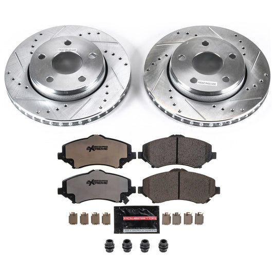 PowerStop Z36 Front Truck & Tow Brake Kit | Jeep Wrangler (07-17) (K3097-36)