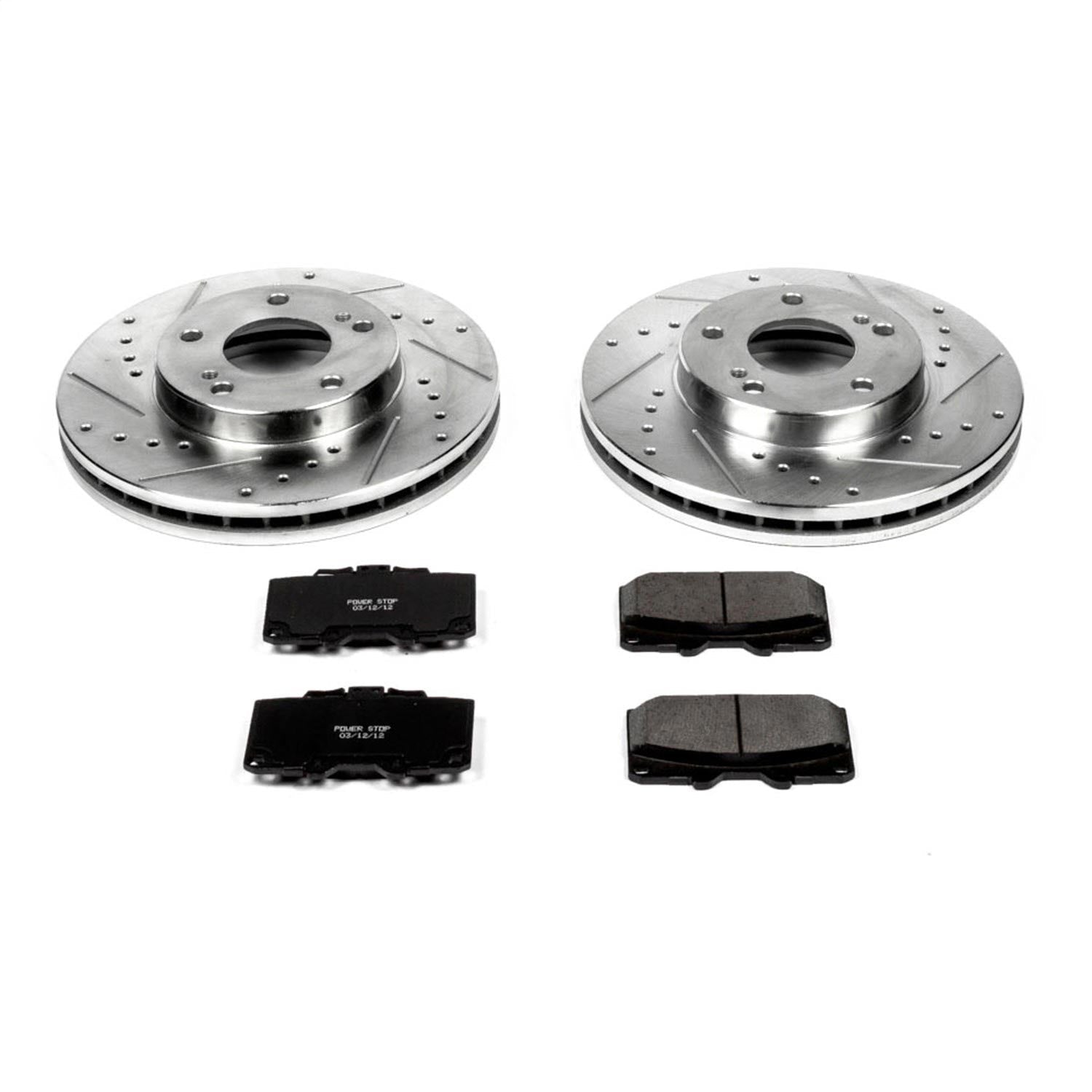 PowerStop Z23 Evolution Sport Front Brake Kit | Nissan 300ZX (89-96) (K3100)
