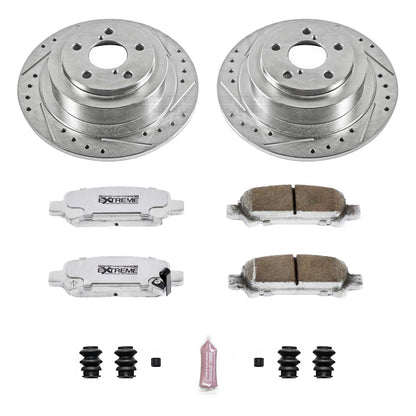 PowerStop Rear Z26 Street Warrior Brake Kit | Subaru Baja (03-06) (K3124-26)