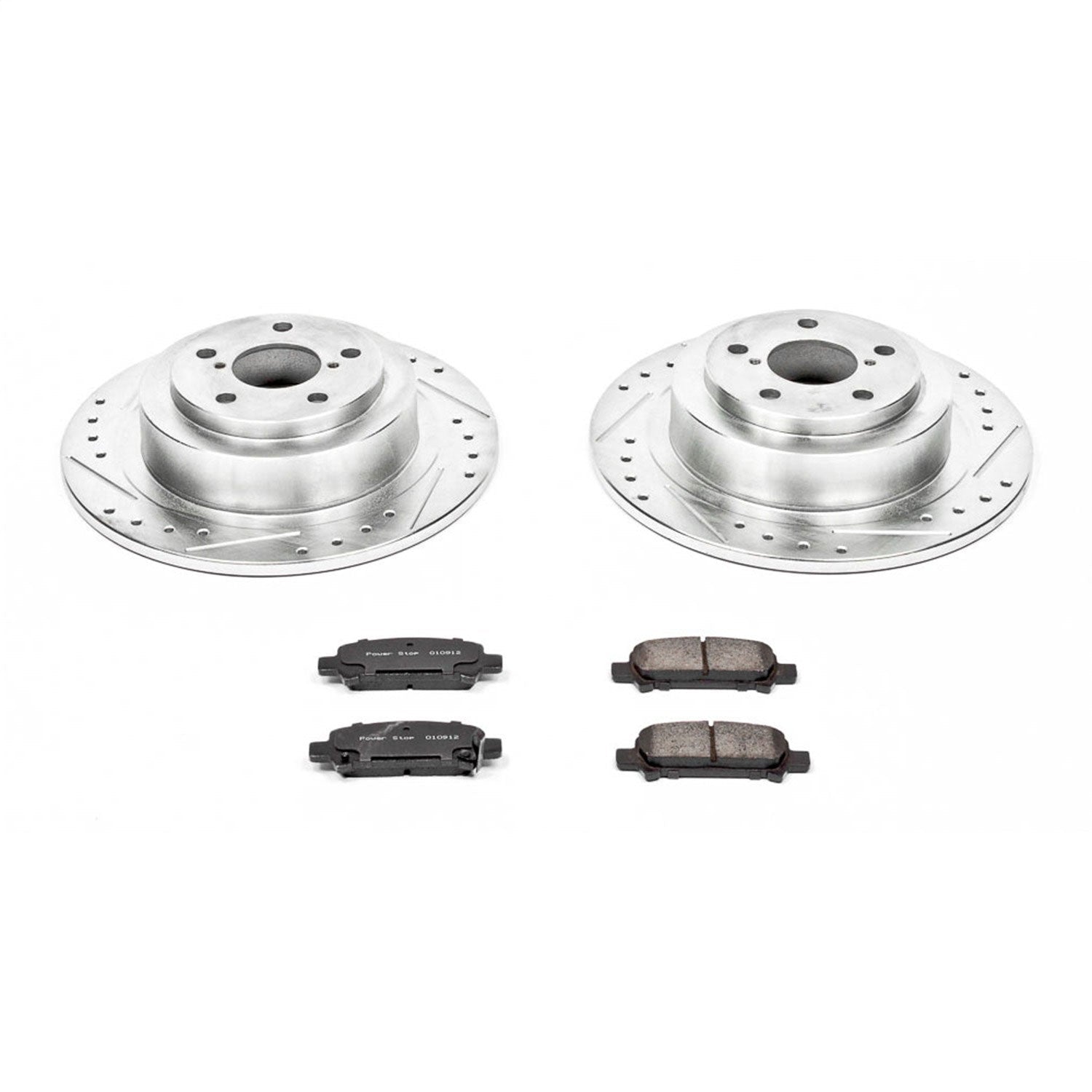 PowerStop Rear Z23 Evolution Sport Brake Kit | Subaru Baja (03-06) (K3124)