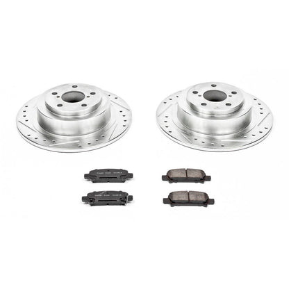 PowerStop Rear Z23 Evolution Sport Brake Kit | Subaru Baja (03-06) (K3124)