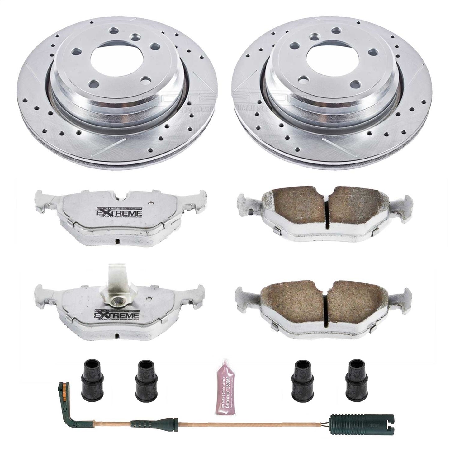 PowerStop Rear Z26 Street Warrior Brake Kit | BMW 525i (01-03) (K3125-26)