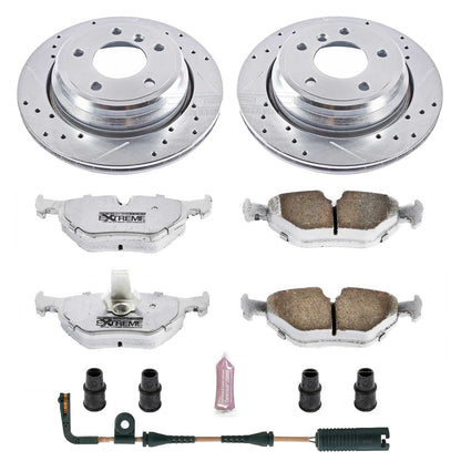 PowerStop Rear Z26 Street Warrior Brake Kit | BMW 525i (01-03) (K3126-26)