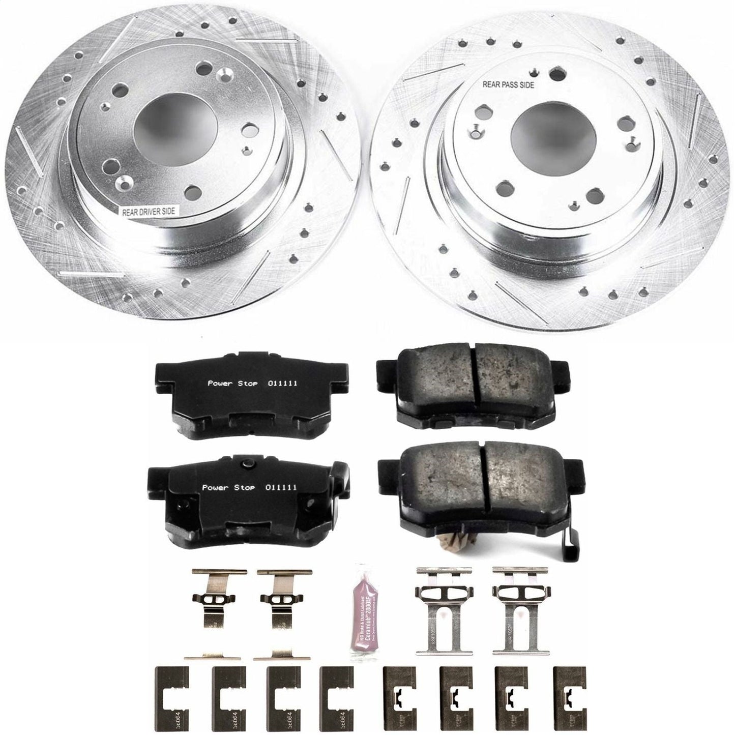 PowerStop Rear Z23 Evolution Sport Brake Kit | Acura ILX (16-18) (K3128)