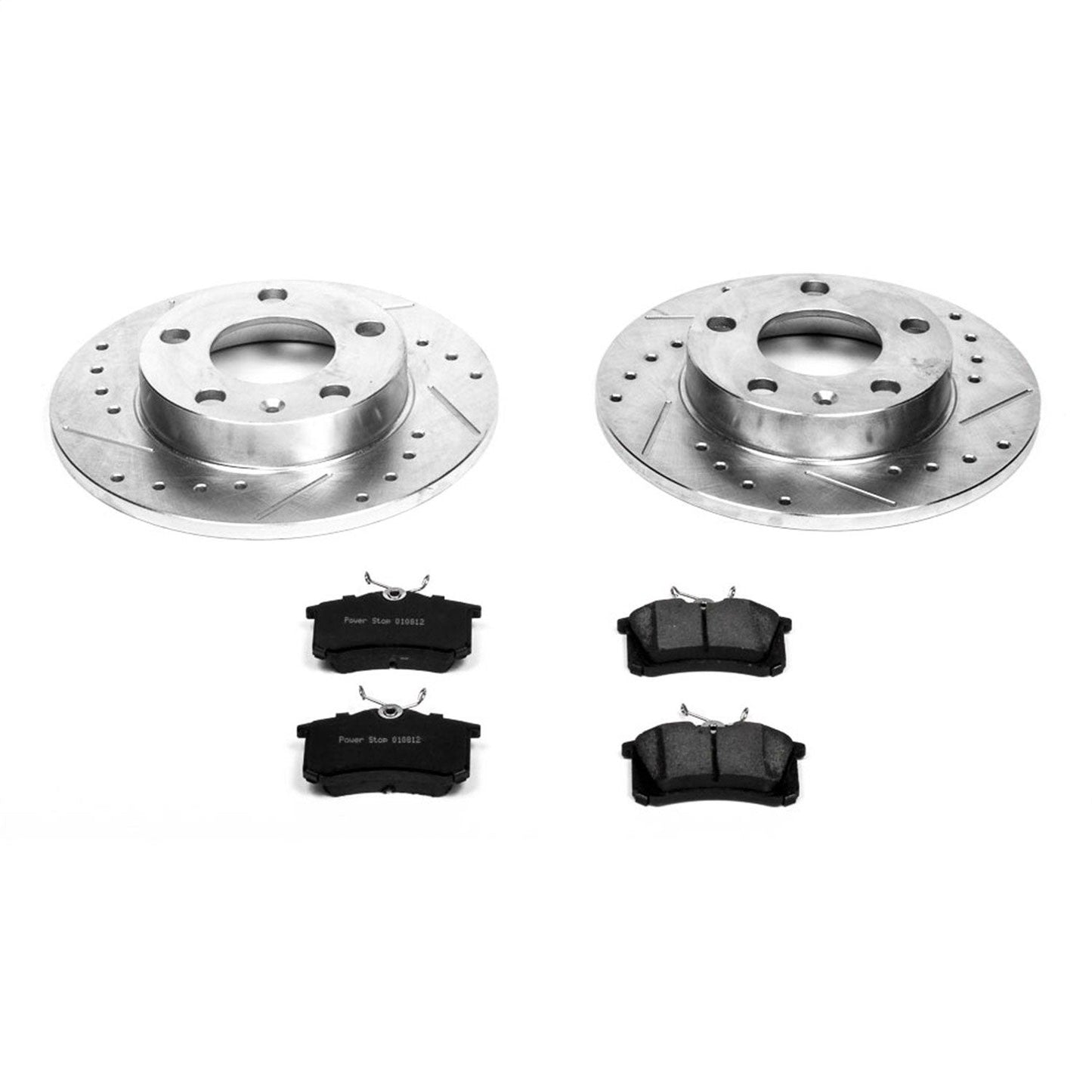 PowerStop Rear Z23 Evolution Sport Brake Kit | Audi A4 (02-06) (K3129)